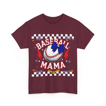 Baseball Mama Tee - Perfect for Sports Moms, Birthday Gift, Game Day Top, Summer Style, Casual Wear, Team Spirit