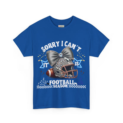 Football Season Bling Tee, Funny Football T-Shirt, Fall Sports Shirt, Unisex Graphic Tee, Gift for Sports Fans