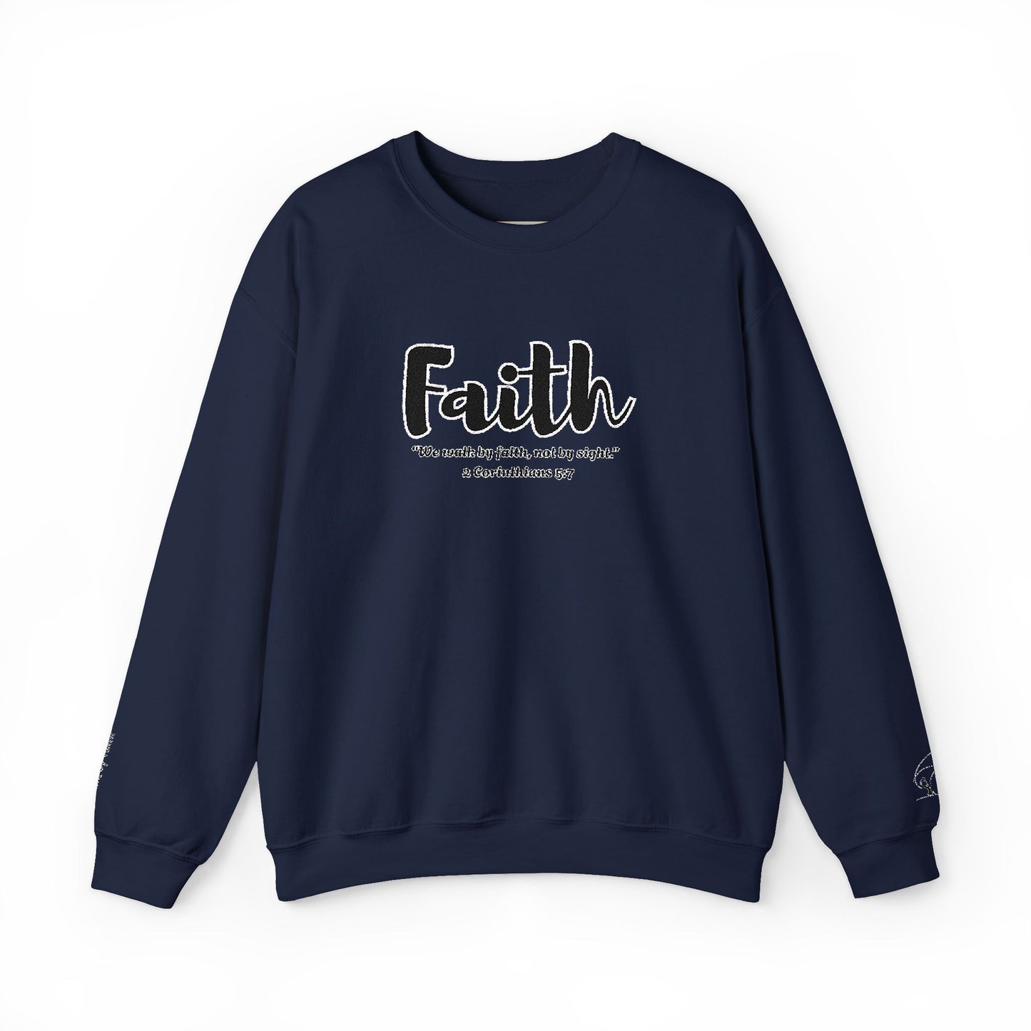 Faith-Inspired Crewneck Sweatshirt, Inspirational Quote Crewneck Sweatshirt, Cozy Sweatshirt, Unisex Gift, Casual Wear, Motivational Apparel, Perfect for Any Occasion