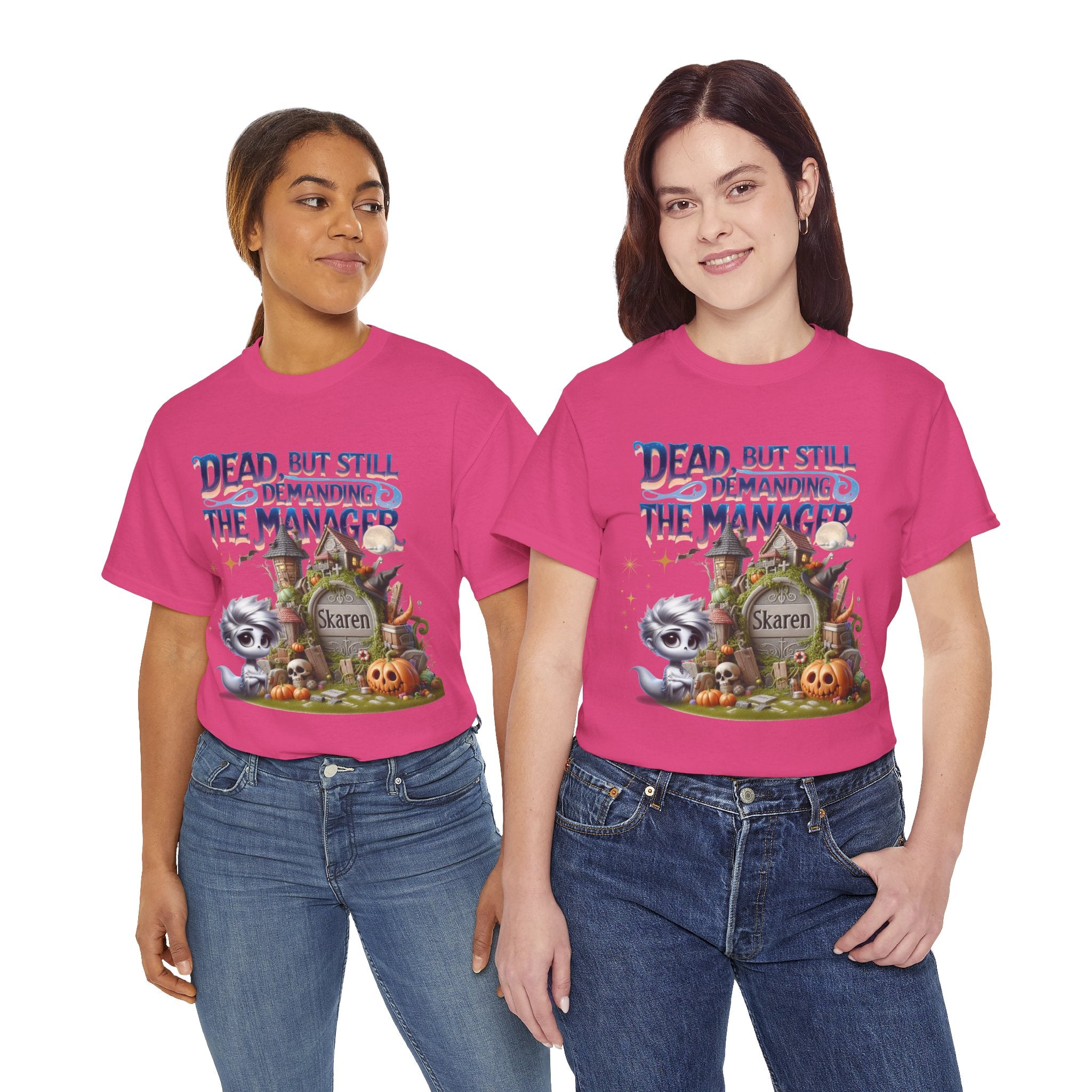Halloween Demand Manager Tee - Funny Unisex Cotton Shirt, Gift for Karen Lovers, Spooky Season Apparel, Party T-Shirt, Humor Top
