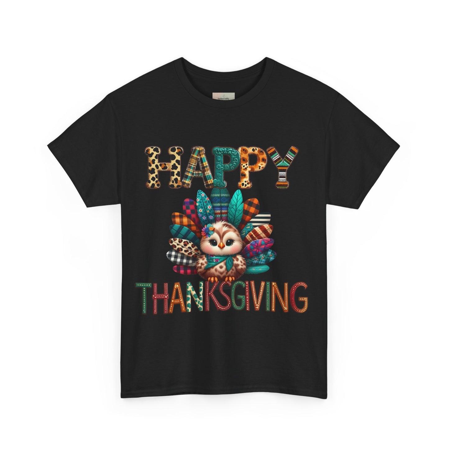 Thanksgiving Turkey T-Shirt, Unisex Heavy Cotton Tee for Fall, Family Gatherings, Holiday Celebrations, Cute Graphic Tee, Turkey Day Shirt