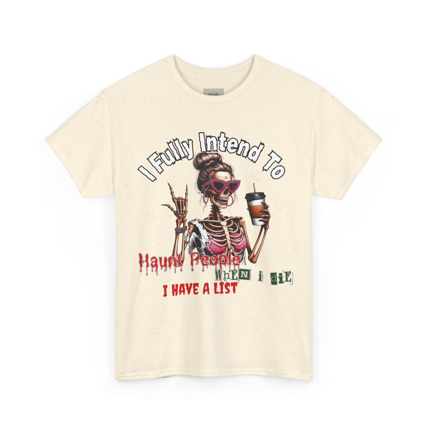 Funny Halloween Skeleton Tee, Unisex Cotton Shirt, Spooky Graphic Shirt, Gift for Halloween Lovers, Casual Wear Tee