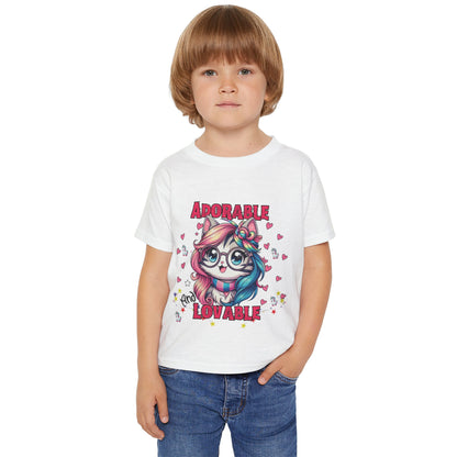 Adorable and Lovable Toddler Graphic T-shirt