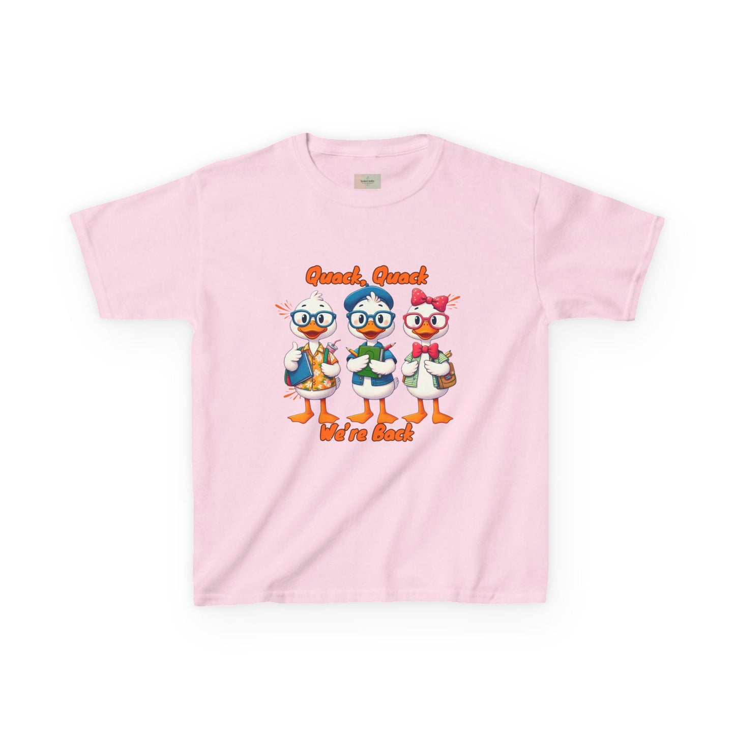 Kids Quack Quack Tee, Fun Back To School Shirt, Duck Graphic Tee, Gift for Children, Playful Kids Apparel