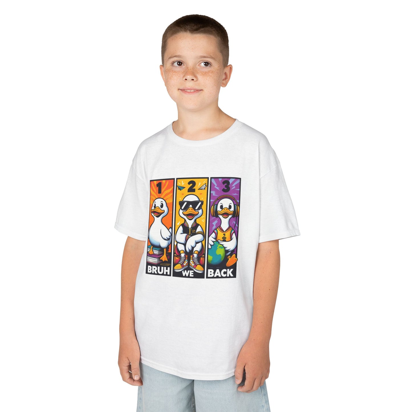 Kids' Graphic Tee | Fun Cartoon Ducks Design, Unique Kids T-Shirt, Playful Outfit, Perfect Gift for Birthdays and Parties