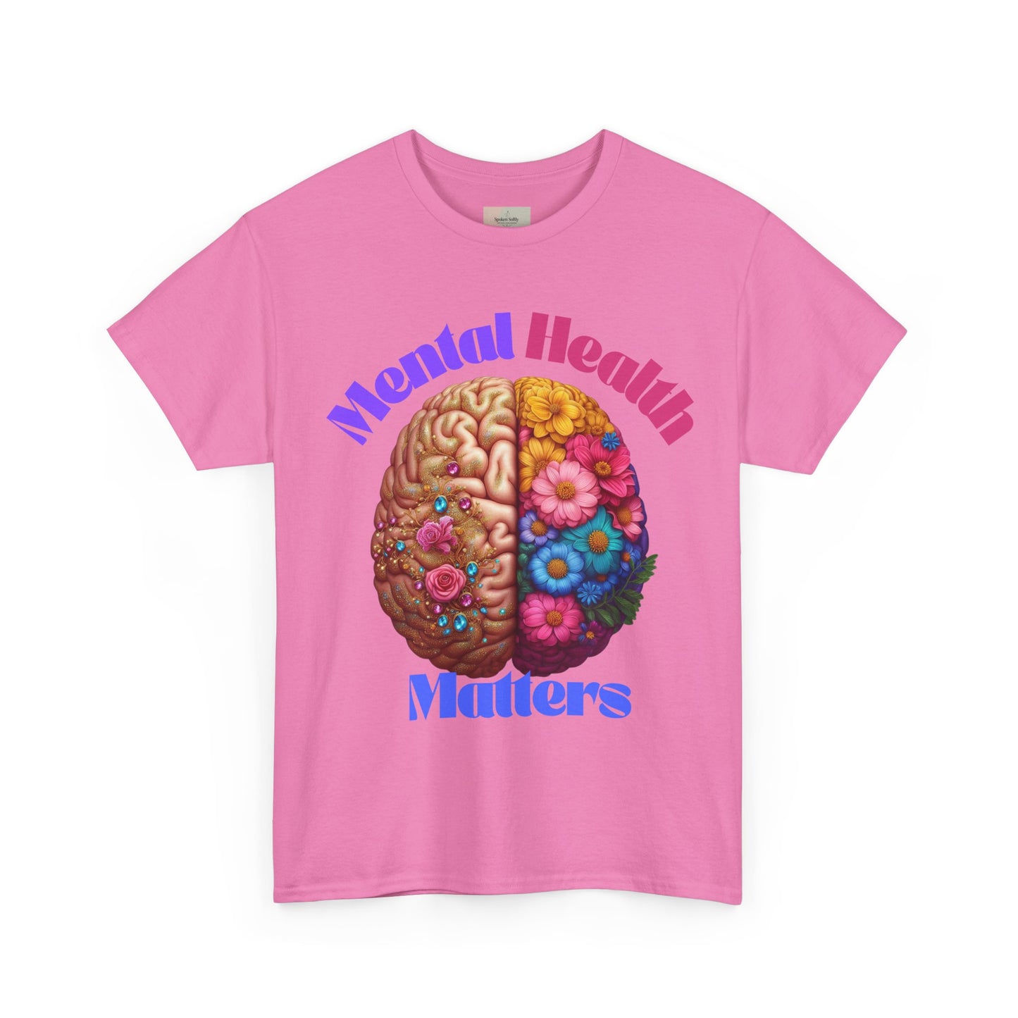 Mental Health Matters Tee, Unisex Cotton Shirt for Awareness, Gift for Self-Care, Casual Wear, Comfortable Everyday Style