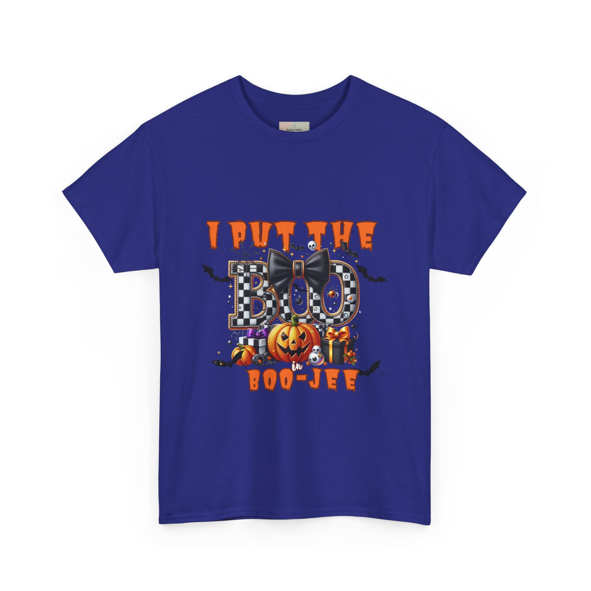 Halloween Themed Unisex Tee - I Put The Boo In Boo-Jew, Cute Funny Halloween T-Shirt, Spooky Season Apparel, Halloween Party Wear, [...]