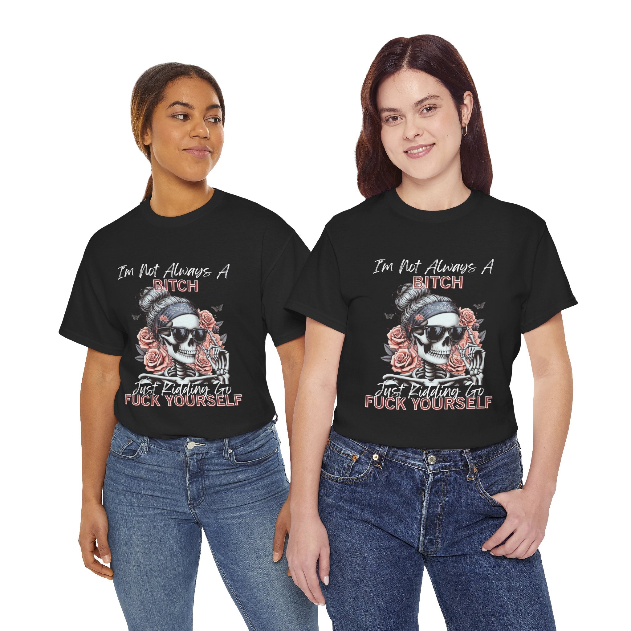 Edgy Graphic Tee, Funny Skull Shirt, Unisex Cotton T-Shirt, Gift for Her, Halloween Shirt, Alternative Fashion