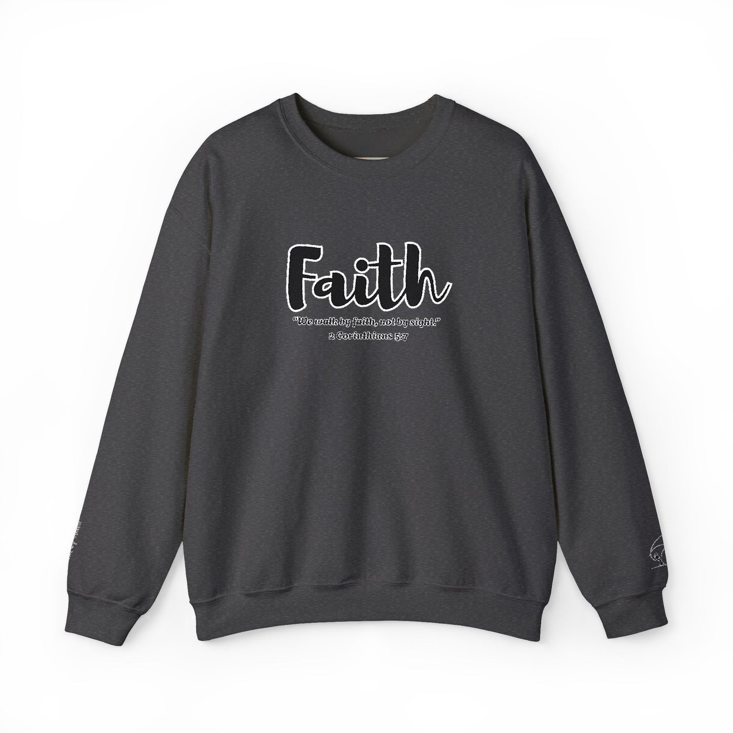 Faith-Inspired Crewneck Sweatshirt, Inspirational Quote Crewneck Sweatshirt, Cozy Sweatshirt, Unisex Gift, Casual Wear, Motivational Apparel, Perfect for Any Occasion