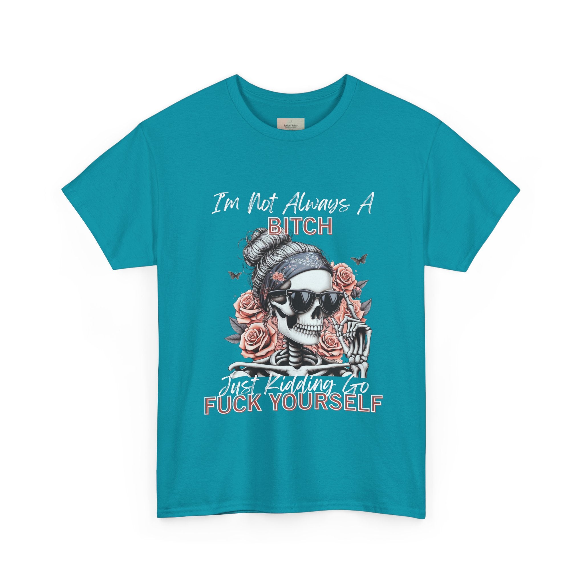 Edgy Graphic Tee, Funny Skull Shirt, Unisex Cotton T-Shirt, Gift for Her, Halloween Shirt, Alternative Fashion