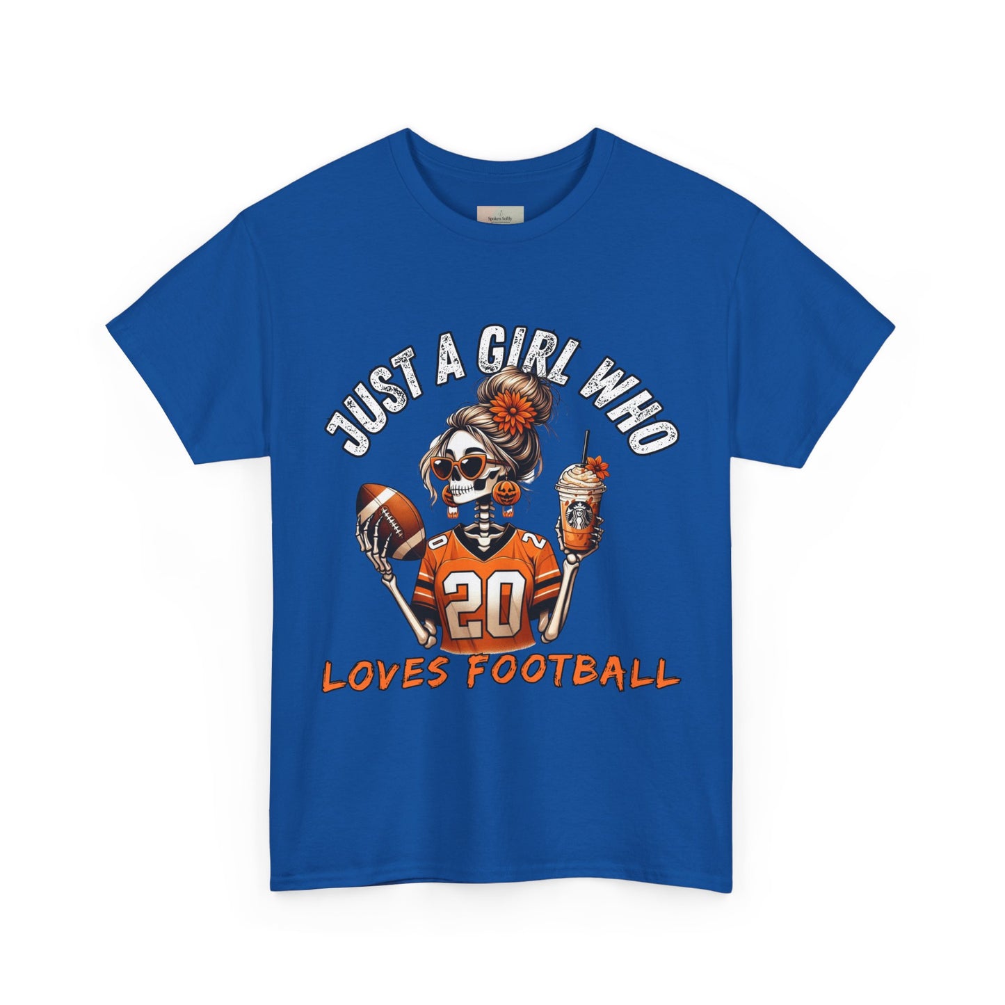 Just a Girl Who Loves Football Unisex Tee, Casual Sports T-Shirt, Football Fan Gift, Game Day Apparel, Fall Sports Top