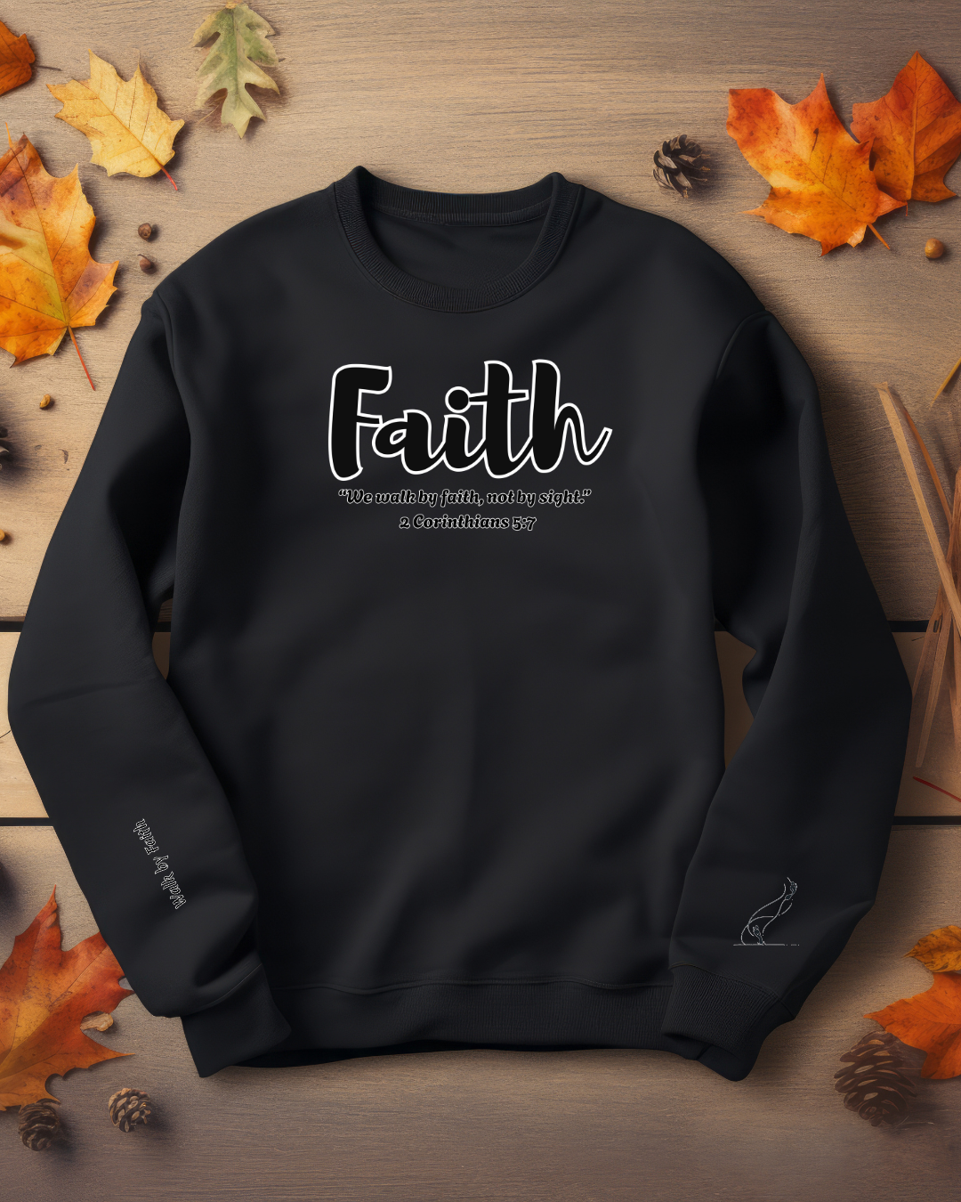 Faith-Inspired Crewneck Sweatshirt, Inspirational Quote Crewneck Sweatshirt, Cozy Sweatshirt, Unisex Gift, Casual Wear, Motivational Apparel, Perfect for Any Occasion