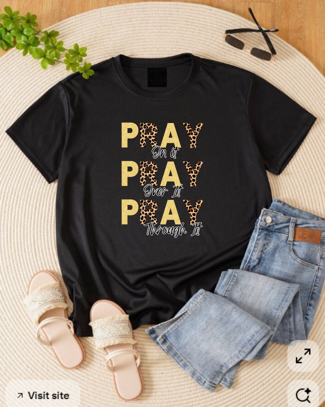 Pray Motivational Tee: Unisex Heavy Cotton Shirt, Inspirational Gift, Faith-Based Apparel, Religious T-Shirt, Church Outfit