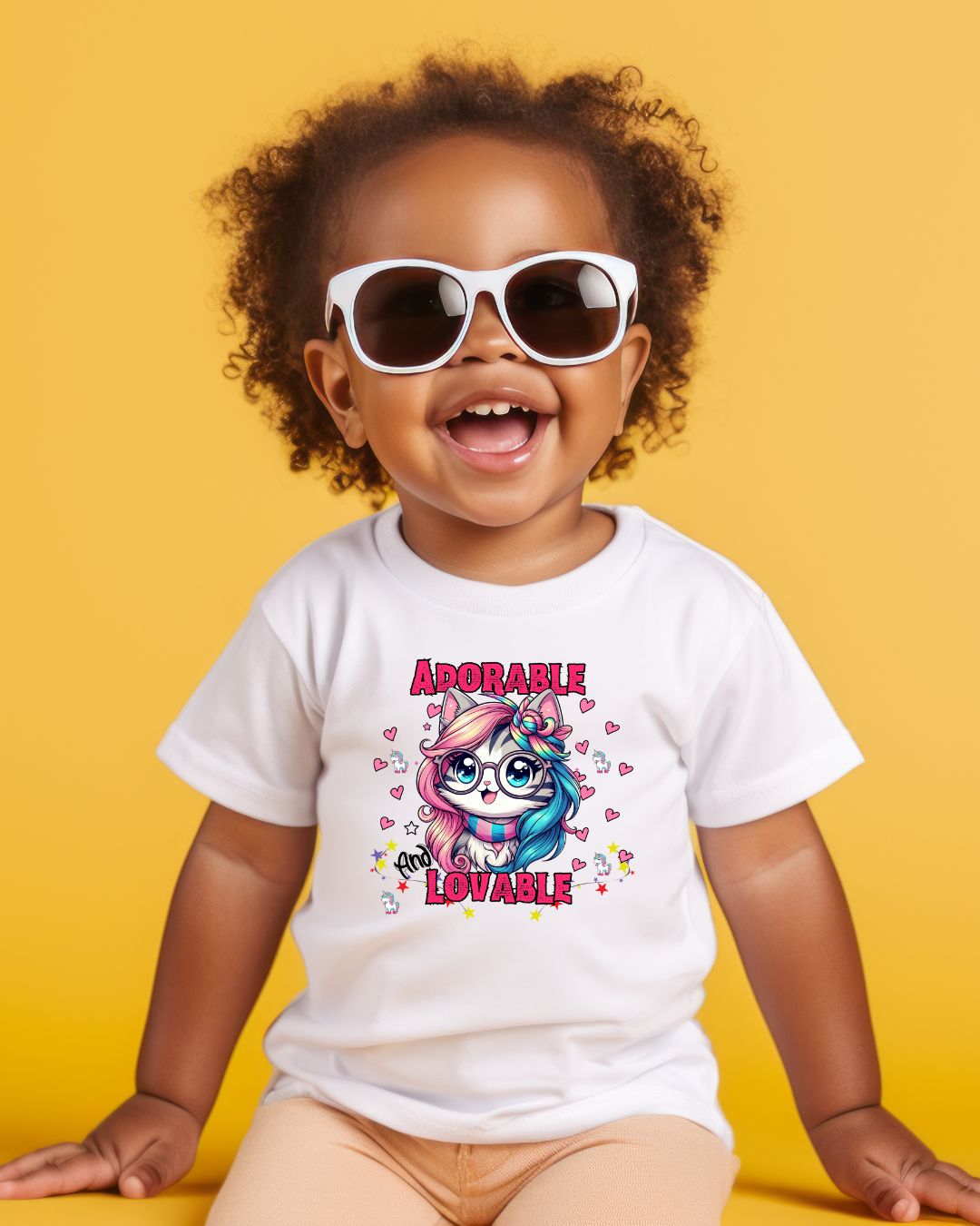 Adorable and Lovable Toddler Graphic T-shirt