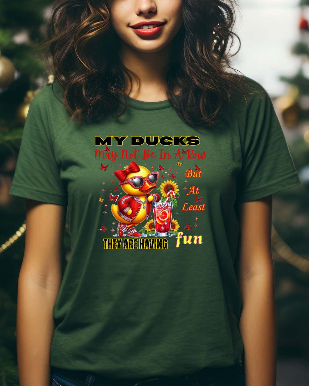 Fun Ducks Graphic Tee - Oversized Tee for Summer Vibes, Gift for Duck Lovers, Beach Days, Casual Wear, Unique Gift Idea