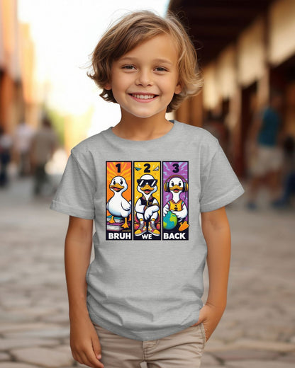 Kids' Graphic Tee | Fun Cartoon Ducks Design, Unique Kids T-Shirt, Playful Outfit, Perfect Gift for Birthdays and Parties