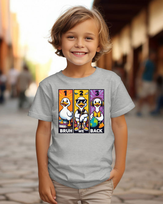 Kids' Graphic Tee | Fun Cartoon Ducks Design, Unique Kids T-Shirt, Playful Outfit, Perfect Gift for Birthdays and Parties