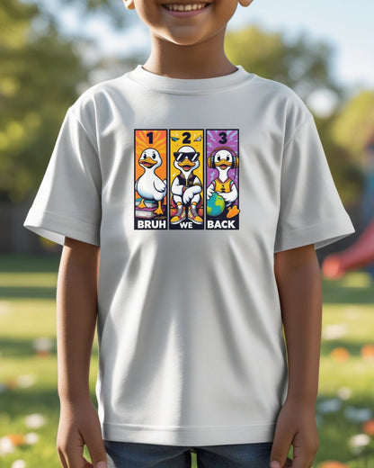 Kids' Graphic Tee | Fun Cartoon Ducks Design, Unique Kids T-Shirt, Playful Outfit, Perfect Gift for Birthdays and Parties